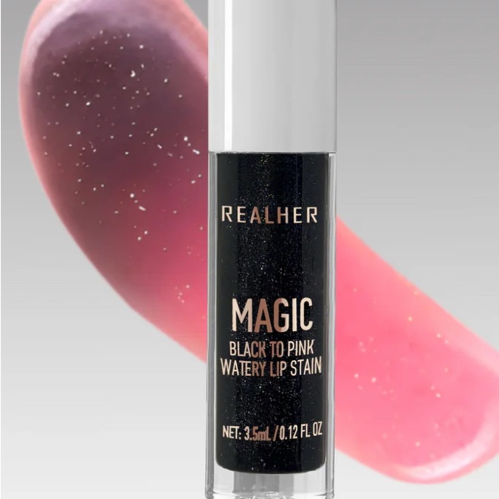 RealHer Discover Your Magic Black-to-Pink Color-Changing Lip Stain